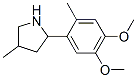 (9CI)-2-(4,5-二甲氧基-2-甲基苯基)-4-甲基-吡咯烷结构式_603068-78-6结构式