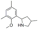 (9CI)-2-(2-甲氧基-3,5-二甲基苯基)-4-甲基-吡咯烷结构式_603068-97-9结构式