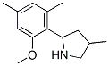 (9CI)-2-(2-甲氧基-4,6-二甲基苯基)-4-甲基-吡咯烷结构式_603068-98-0结构式