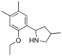 (9CI)-2-(2-乙氧基-4,5-二甲基苯基)-4-甲基-吡咯烷结构式_603069-00-7结构式