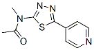 (9ci)-n-甲基-n-[5-(4-吡啶)-1,3,4-噻二唑-2-基]-乙酰胺结构式_603074-48-2结构式