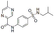 (9CI)-5-甲基-N-[4-[[(2-甲基丙基)氨基]磺酰基]苯基]-吡嗪羧酰胺结构式_603945-73-9结构式