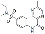 (9CI)-N-[4-[(二乙基氨基)磺酰基]苯基]-5-甲基-吡嗪羧酰胺结构式_603945-77-3结构式