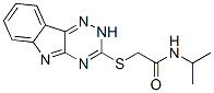 (9ci)-n-(1-甲基乙基)-2-(2H-1,2,4-噻嗪并[5,6-b]吲哚-3-基硫代)-乙酰胺结构式_603945-99-9结构式