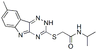 (9ci)-n-(1-甲基乙基)-2-[(8-甲基-2H-1,2,4-噻嗪并[5,6-b]吲哚-3-基)硫代]-乙酰胺结构式_603946-33-4结构式