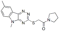 (9CI)-1-[[(5,8-二甲基-5H-1,2,4-噻嗪并[5,6-b]吲哚-3-基)硫代]乙酰基]-吡咯烷结构式_603946-42-5结构式