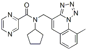 (9CI)-N-环戊基-N-[(9-甲基四唑并[1,5-a]喹啉-4-基)甲基]-吡嗪羧酰胺结构式_603949-47-9结构式