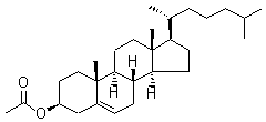 胆固醇醋酸酯结构式_604-35-3结构式