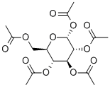 1,2,3,4,6-alpha-D-葡萄糖五乙酸酯结构式_604-68-2结构式