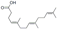 (4E,8E)-5,9,13-三甲基-4,8,12-十四碳三烯酸结构式_6040-06-8结构式