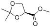 (S)-2,2-二甲基-1,3-二氧烷-4-羧酸甲酯结构式_60456-21-5结构式