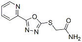 (9ci)-2-[[5-(2-吡啶)-1,3,4-噁二唑-2-基]硫代]-乙酰胺结构式_604739-80-2结构式