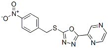 (9CI)-[5-[[(4-硝基苯基)甲基]硫代]-1,3,4-噁二唑-2-基]-吡嗪结构式_604740-25-2结构式