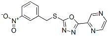 (9CI)-[5-[[(3-硝基苯基)甲基]硫代]-1,3,4-噁二唑-2-基]-吡嗪结构式_604740-35-4结构式