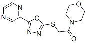 (9ci)-4-[[(5-吡嗪-1,3,4-噁二唑-2-基)硫代]乙酰基]-吗啉结构式_604740-40-1结构式