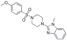 (9ci)-1-[(4-甲氧基苯基)磺酰基]-4-(1-甲基-1H-苯并咪唑-2-基)-哌嗪结构式_604741-60-8结构式