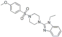 (9ci)-1-(1-乙基-1H-苯并咪唑-2-基)-4-[(4-甲氧基苯基)磺酰基]-哌嗪结构式_604741-74-4结构式