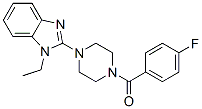 (9ci)-1-(1-乙基-1H-苯并咪唑-2-基)-4-(4-氟苯甲酰基)-哌嗪结构式_604741-81-3结构式