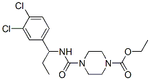(9ci)-4-[[[1-(3,4-二氯苯基)丙基]氨基]羰基]-1-哌嗪羧酸乙酯结构式_604754-32-7结构式