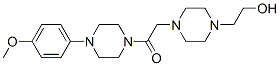 (9ci)-1-[[4-(2-羟基乙基)-1-哌嗪]乙酰基]-4-(4-甲氧基苯基)-哌嗪结构式_604762-71-2结构式