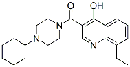 (9ci)-1-环己基-4-[(8-乙基-4-羟基-3-喹啉)羰基]-哌嗪结构式_604773-80-0结构式