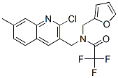 (9ci)-n-[(2-氯-7-甲基-3-喹啉)甲基]-2,2,2-三氟-n-(2-呋喃甲基)-乙酰胺结构式_604780-61-2结构式