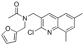 (9ci)-n-[(2-氯-6,8-二甲基-3-喹啉)甲基]-n-(2-呋喃甲基)-乙酰胺结构式_604782-38-9结构式