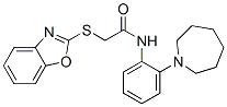 (9ci)-2-(2-苯并噁唑基硫代)-n-[2-(六氢-1H-氮杂革-1-基)苯基]-乙酰胺结构式_604795-50-8结构式