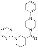(9ci)-1-苯基-4-[[1-(2-嘧啶)-3-哌啶基]羰基]-哌嗪结构式_605624-01-9结构式
