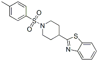 (9CI)-4-(2-苯并噻唑)-1-[(4-甲基苯基)磺酰基]-哌啶结构式_605628-13-5结构式