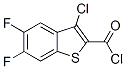 3-氯-5,6-二氟-1-苯并噻吩-2-羰酰氯结构式_605658-32-0结构式