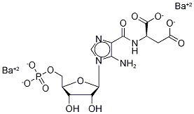 N-succinyl-5-aminoimidazole-4-carboxamide ribose 5’-phosphate dibarium salt Structure,6057-44-9Structure