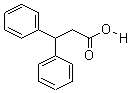 3,3-二苯基丙酸结构式_606-83-7结构式