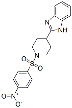 (9CI)-4-(1H-苯并咪唑-2-基)-1-[(4-硝基苯基)磺酰基]-哌啶结构式_606081-99-6结构式