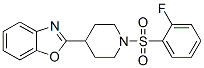 (9CI)-4-(2-苯并噁唑基)-1-[(2-氟苯基)磺酰基]-哌啶结构式_606082-03-5结构式