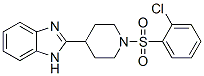 (9CI)-4-(1H-苯并咪唑-2-基)-1-[(2-氯苯基)磺酰基]-哌啶结构式_606082-07-9结构式