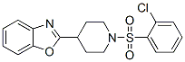 (9CI)-4-(2-苯并噁唑基)-1-[(2-氯苯基)磺酰基]-哌啶结构式_606082-09-1结构式