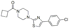 (9ci)-1-[4-(4-氯苯基)-2-噻唑]-4-(环丁基羰基)-哌嗪结构式_606089-07-0结构式