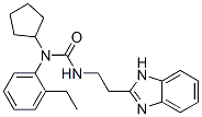 (9CI)-n-[2-(1H-苯并咪唑-2-基)乙基]-n-环戊基-n-(2-乙基苯基)-脲结构式_606090-99-7结构式