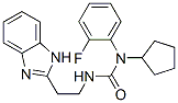 (9CI)-n-[2-(1H-苯并咪唑-2-基)乙基]-n-环戊基-n-(2-氟苯基)-脲结构式_606091-18-3结构式