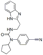 (9ci)-N-[2-(1H-苯并咪唑-2-基)乙基]-N-(4-氰基苯基)-N-环戊基-脲结构式_606091-24-1结构式