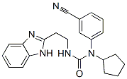(9ci)-N-[2-(1H-苯并咪唑-2-基)乙基]-N-(3-氰基苯基)-N-环戊基-脲结构式_606091-30-9结构式