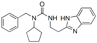 (9CI)-n-[2-(1H-苯并咪唑-2-基)乙基]-n-环戊基-n-(苯基甲基)-脲结构式_606091-35-4结构式