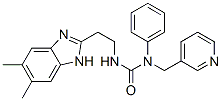 Urea, n-[2-(5,6-dimethyl-1h-benzimidazol-2-yl)ethyl]-n-phenyl-n-(3-pyridinylmethyl)- (9ci) Structure,606091-53-6Structure