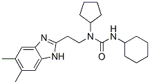 Urea, n-cyclohexyl-n-cyclopentyl-n-[2-(5,6-dimethyl-1h-benzimidazol-2-yl)ethyl]- (9ci) Structure,606091-59-2Structure