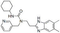 Urea, n-cyclohexyl-n-[2-(5,6-dimethyl-1h-benzimidazol-2-yl)ethyl]-n-(3-pyridinylmethyl)- (9ci) Structure,606091-60-5Structure
