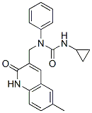 (9CI)-n-环丙基-n-[(1,2-二氢-6-甲基-2-氧代-3-喹啉)甲基]-n-苯基-脲结构式_606095-06-1结构式