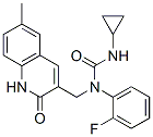 Urea, n-cyclopropyl-n-[(1,2-dihydro-6-methyl-2-oxo-3-quinolinyl)methyl]-n-(2-fluorophenyl)- (9ci) Structure,606095-07-2Structure