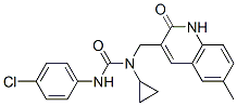 Urea, n-(4-chlorophenyl)-n-cyclopropyl-n-[(1,2-dihydro-6-methyl-2-oxo-3-quinolinyl)methyl]- (9ci) Structure,606095-09-4Structure