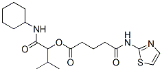 (9ci)-5-氧代-5-(2-噻唑氨基)-戊酸-1-[(环己基氨基)羰基]-2-甲基丙酯结构式_606102-70-9结构式